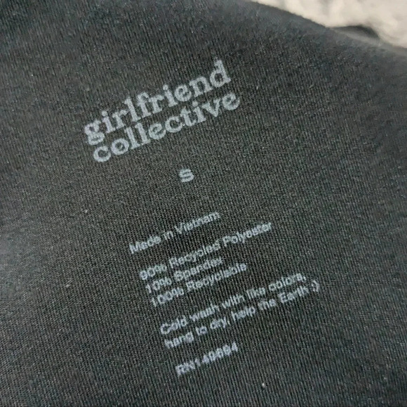 Girlfriend Collective Black Full Length Leggings Size Small - Picture 4 of 5